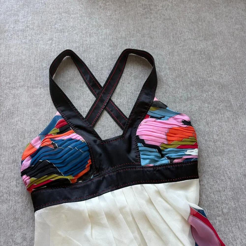 Sue Wong Strappy Silk Dress - Picture 2 of 8